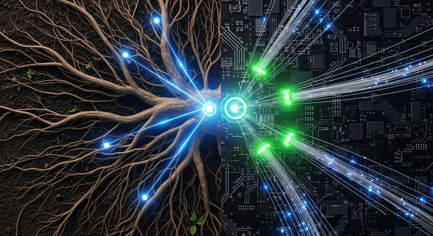Why Forest Networks and the Internet Have the Same Shape