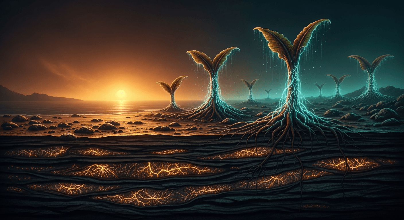 Cover image for The Network That Predates Trees